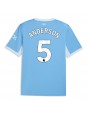 Manchester City Elliot Anderson #5 Domácí Dres 2026-27 Krátký Rukáv Manchester City Elliot Anderson #5 Domácí Dres 2026-27 Krátký Rukáv